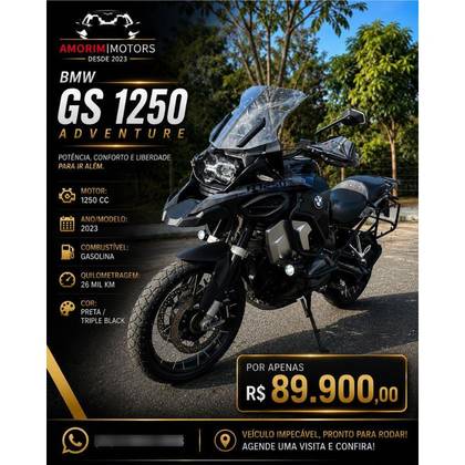 BMW R 1250 GS ADVENTURE TRIPLE BLACK 